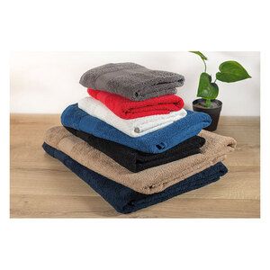 GiftRetail MO9931 - TERRY Towel organic cotton 100x50cm Blue