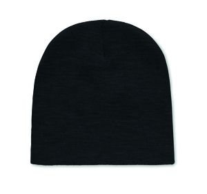 GiftRetail MO9964 - MARCO RPET Beanie in RPET polyester Black