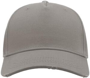 Atlantis ACCARG - Cargo Weathered Visor 5 Panel Cap Grey