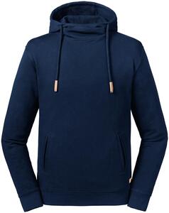 Russell Pure Organic R209M - Pure Organic High Collar Hood Sweat French Navy