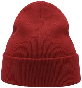 Atlantis ACWIND - Wind Beanie With Turn Up Double Skin Off Red
