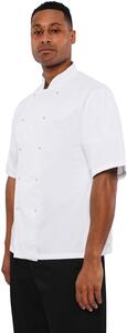 AFD By Dennys DDD70S - Budget Chef Jacket Short Sleved White