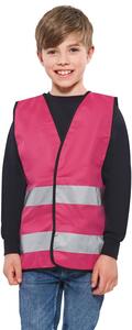 Korntex KXW - High Visibility Safety Vest Kids Magenta