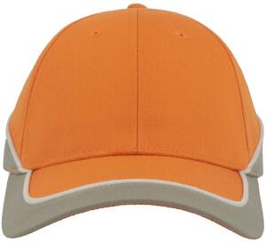 Atlantis ACRACI - Racing Teamwear 6 Panel Cap Orange/Grey