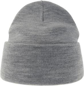Atlantis ACPURB - Pure Beanie Recycled With Turn Up Light Grey Melange