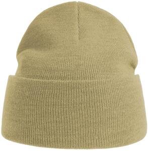 Atlantis ACPURB - Pure Beanie Recycled With Turn Up Beige