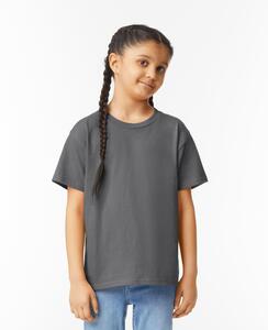 Gildan G64000B - Softstyle Ringspun Cotton T-Shirt Kids Charcoal