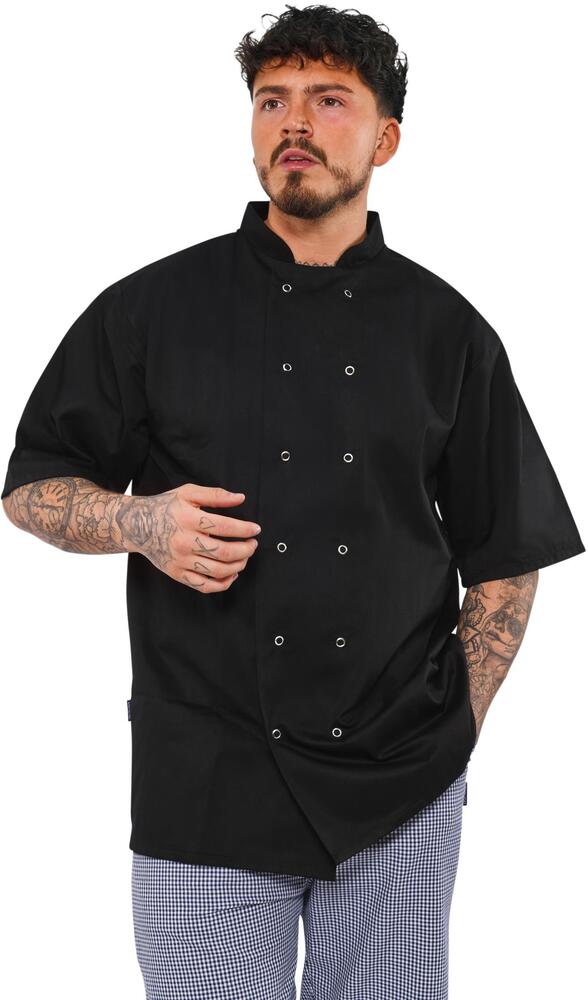 BonChef B102 - Danny Short Sleeve Chef Jacket Unisex