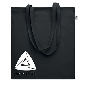 GiftRetail MO6711 - ONEL Organic Cotton shopping bag Black