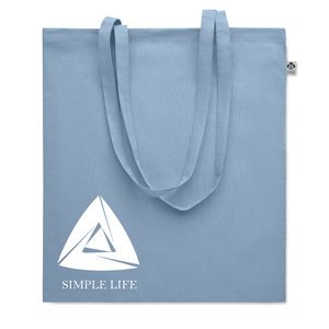 GiftRetail MO6711 - ONEL Organic Cotton shopping bag heaven blue