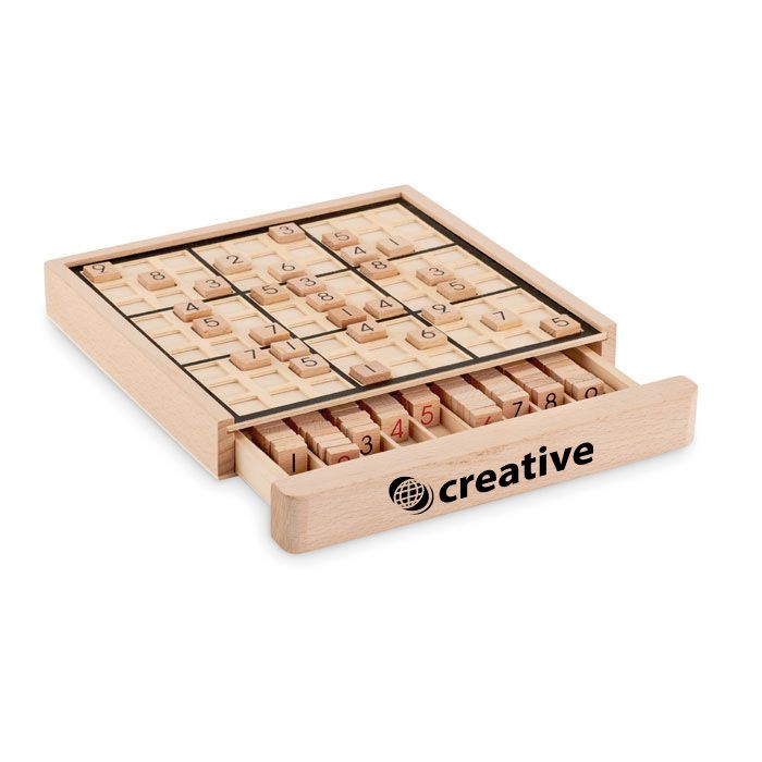 GiftRetail MO6793 - SUDOKU Wooden sudoku board game
