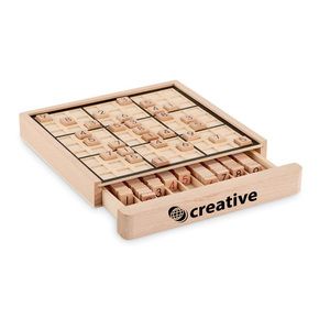 GiftRetail MO6793 - SUDOKU Wooden sudoku board game Wood