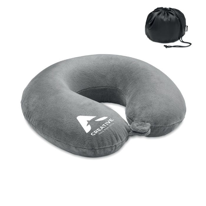 GiftRetail MO6842 - DREAMS Travel Pillow in 210D RPET