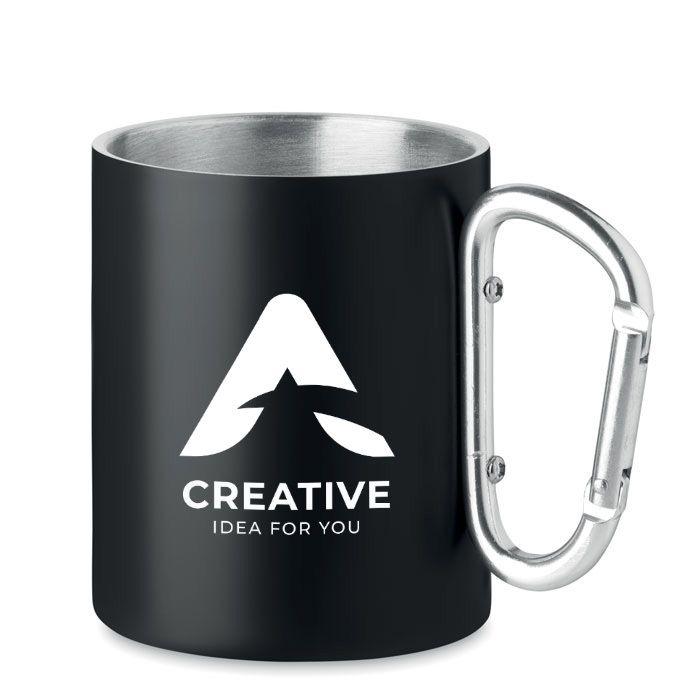 GiftRetail MO6873 - TRUMBA Double wall metal mug 300 ml