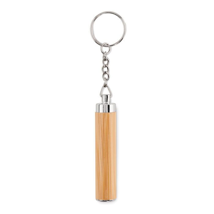 GiftRetail MO6894 - PIANTI Mini bamboo torch with keyring