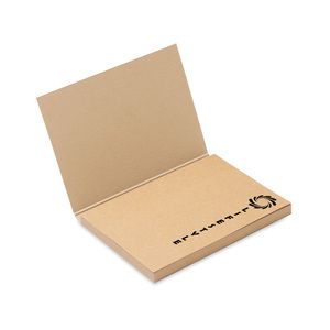GiftRetail MO6911 - MOUI Recycled paper memo block Beige