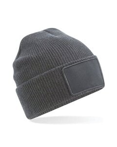 Beechfield B540 - REMOVABLE PATCH THINSULATE BEANIE Graphite Grey