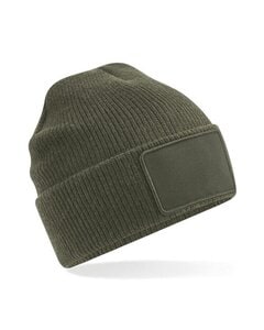 Beechfield B540 - REMOVABLE PATCH THINSULATE BEANIE Military Green
