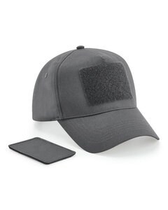 Beechfield B638 - REMOVABLE PATCH 5 PANEL CAP Graphite Grey