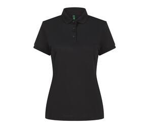Henbury H466 - LADIES RECYCLED POLYESTER POLO SHIRT