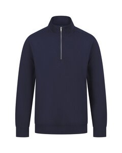 Henbury H842 - UNISEX SUSTAINABLE 1/4 ZIP SWEATSHIRT