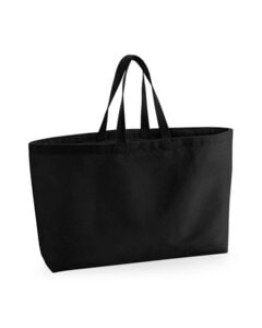 Westford mill W696 - OVERSIZED CANVAS TOTE BAG Black