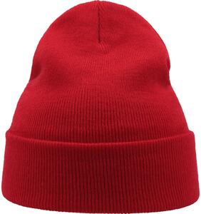 Atlantis ACWINS - Wind S Recycled Beanie Double Skin Cuffed Red