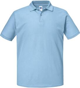 Russell R570M - PolyCotton Polo 180gsm Sky Blue