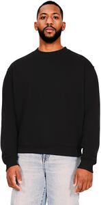Casual Classics CRBSW20 - Ringspun Blend 280 Boxy Oversize Extended Neck Sweat Black