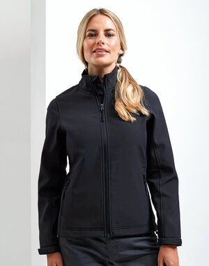 Premier Workwear PR812 - WOMENS WINDCHECKER PRINTABLE AND RECYCLED SOFTSHELL JACKET