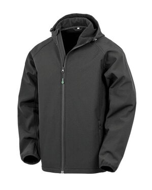 Result R911M - RECYCLED 3 LAYER PRINTABLE HOODED SOFTSHELL