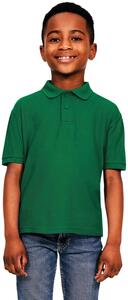 Casual Classics C101B - Polo 190gm Kids Forest Green