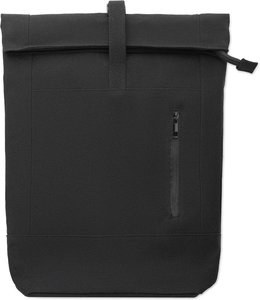 KOPER ROLL Roll top 15" laptop backpack - GiftRetail MO2400 black