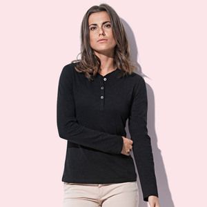 Stedman ST9580 - Sharon Slub Henley Long Sleeve Ladies