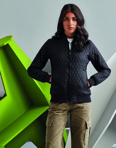 2786 TS26F - LADIES QUILTED FLIGHT JACKET