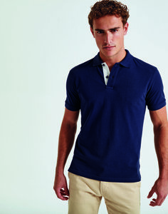 ASQUITH AND FOX AQ012 - MENS CLASSIC FIT CONTRAST POLO SHIRT