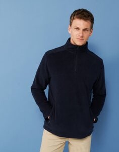 HENBURY H858 - MENS 1/4 ZIP MIRCROFLEECE