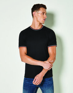 KUSTOM KIT KK519 - FASHION FIT TIPPED T-SHIRT