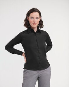 RUSSELL R956F - LADIES LONG SLEEVE ULTIMATE NON-IRON SHIRT