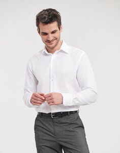 RUSSELL R958M - MENS LONG SLEEVE TAILORED ULTIMATE NON IRON SHIRT