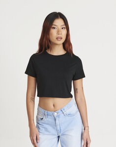 JUST TEES JT006 - WOMENS TRI-BLEND CROPPED T