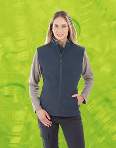 RESULT R902F - RECYCLED 2 LAYER PRINTABLE SOFTSHELL BODYWARMER