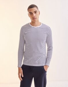 SKINNI FIT SF204 - UNISEX LONG SLEEVED STRIPED T-SHIRT