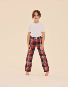 SKINNI FIT SM083 - KIDS TARTAN LOUNGE PANT