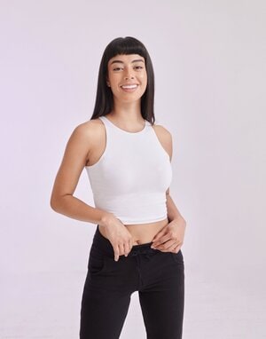 SKINNI FIT SK106 - WOMENS CROPPED TOP