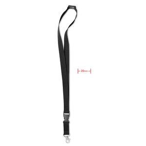 GiftRetail MO8595 - LANY Lanyard with metal hook 20 mm