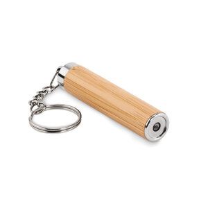 GiftRetail MO6894 - PIANTI Mini bamboo torch with keyring